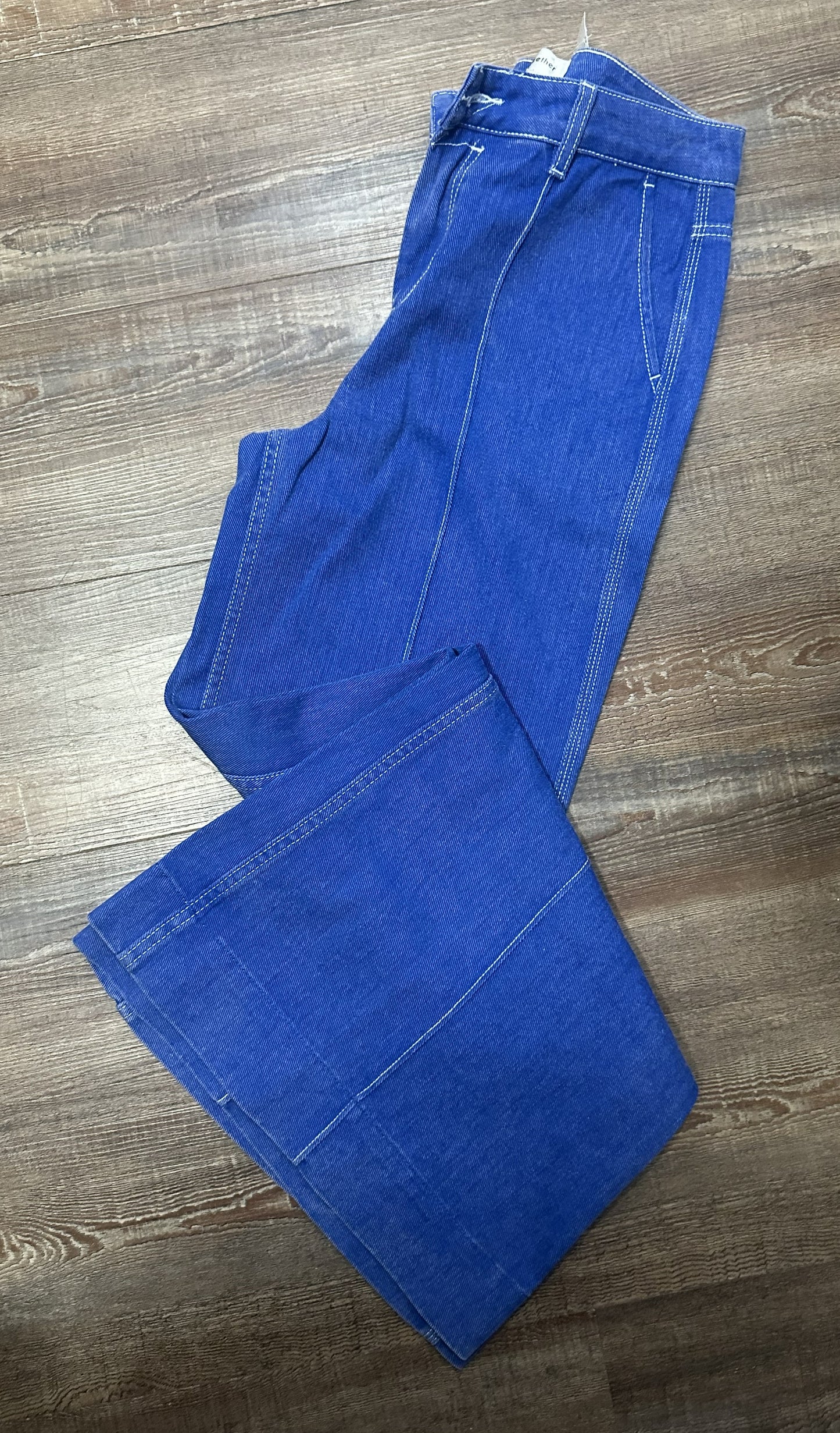 By Together - Wide Leg Pin Stripe Jeans