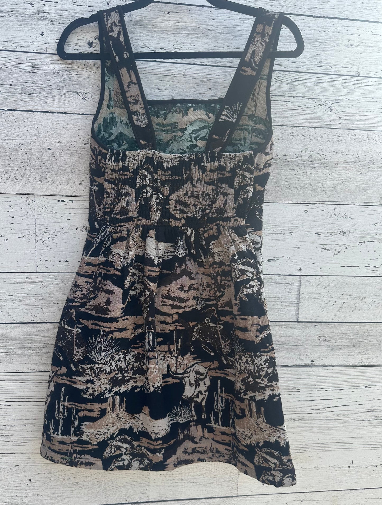 Retro Print Dress