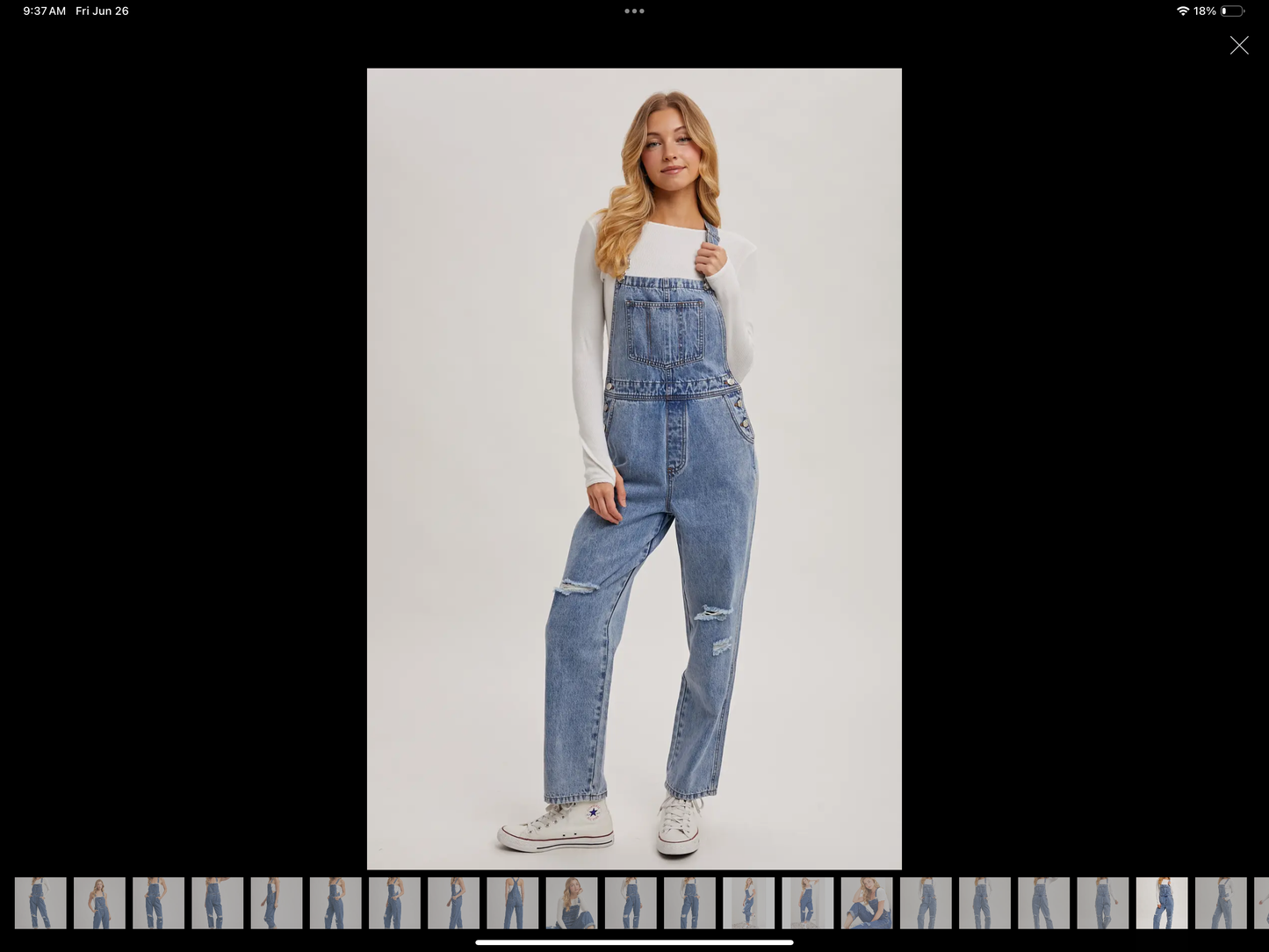 Denim Overalls