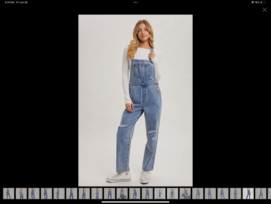 Denim Overalls