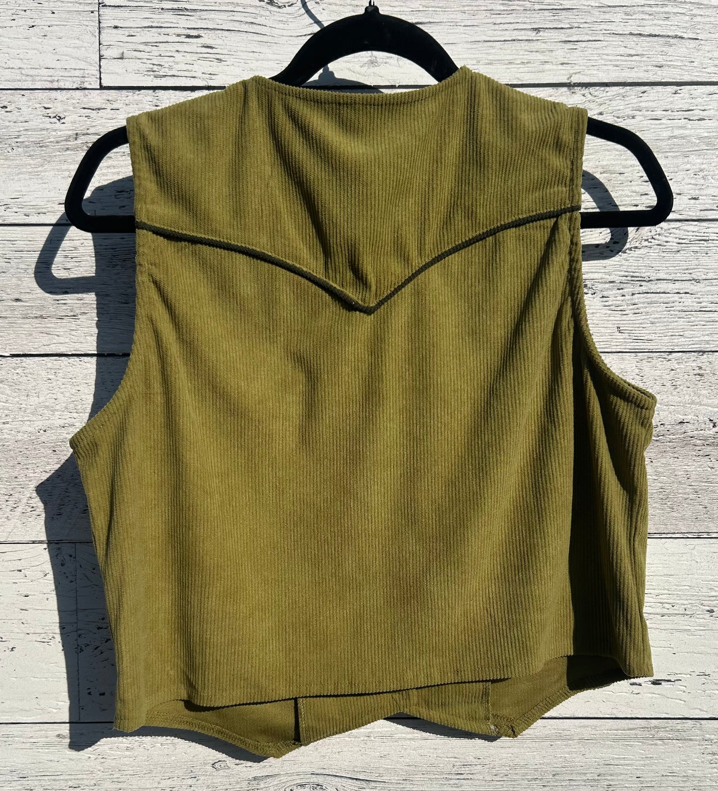 Retro Green Vest