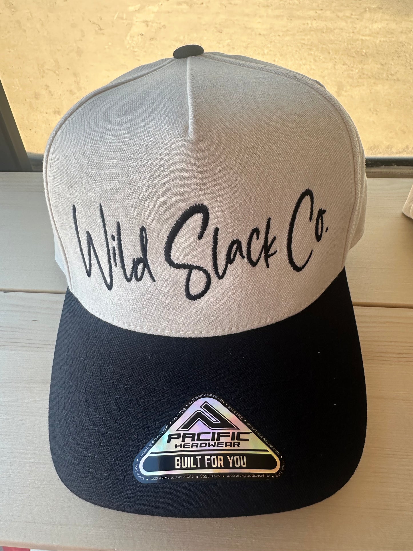 WSC hats. Black/red brim