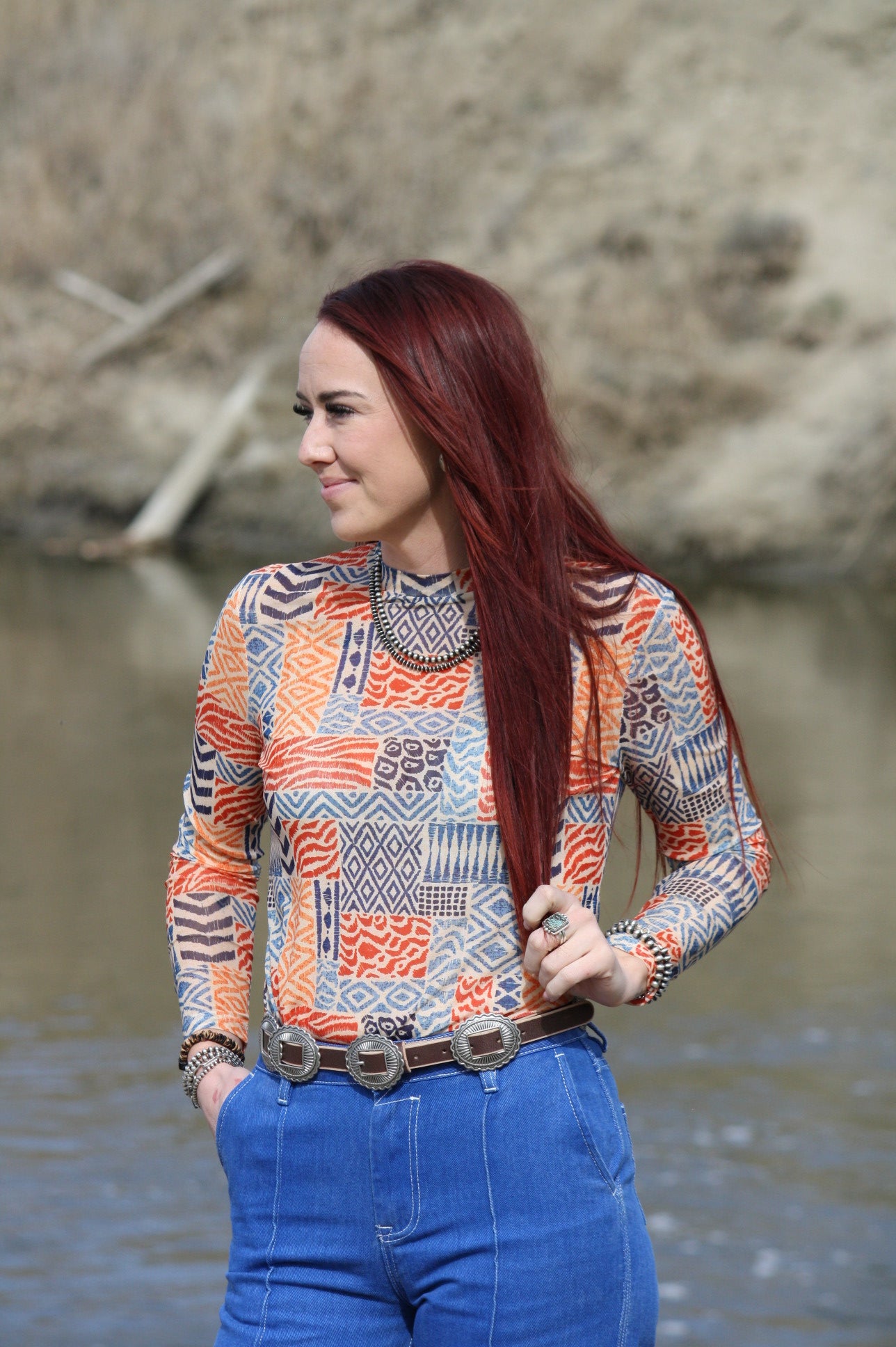 Exotic Mesh Long Sleeve