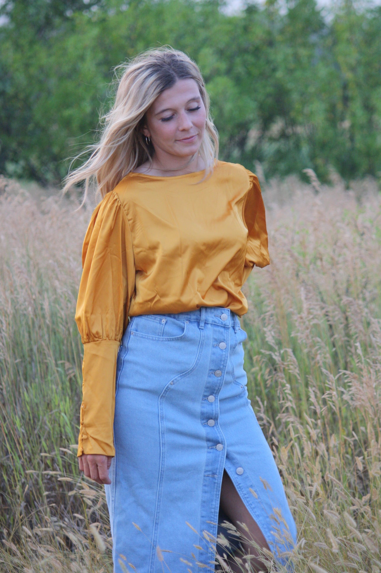 Denim Skirt