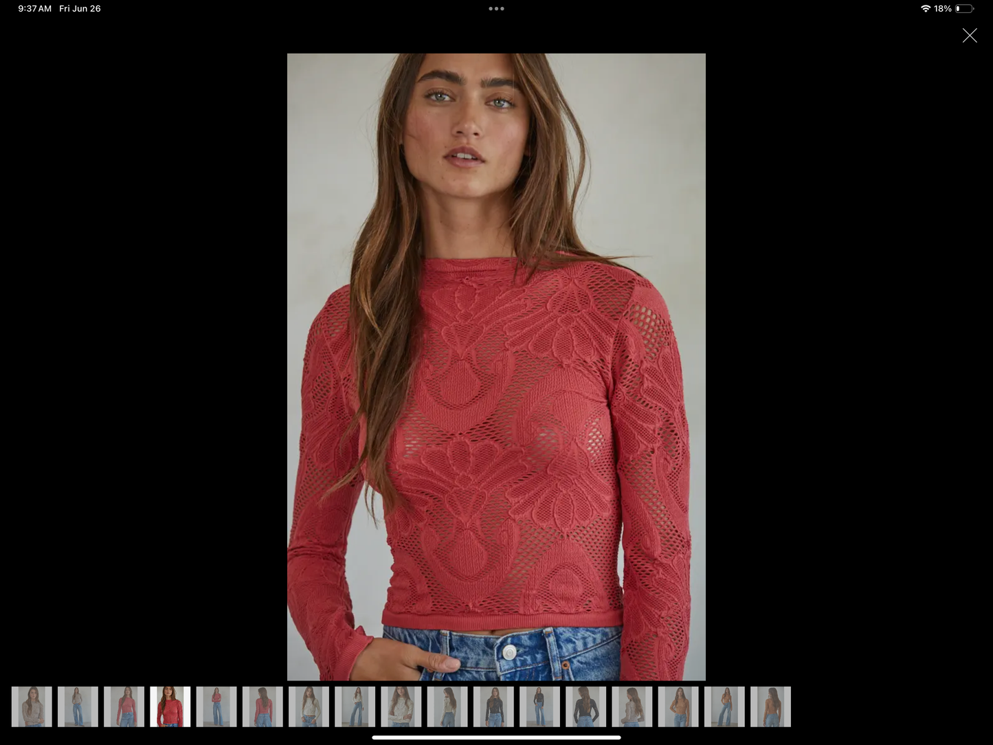 Mesh Long Sleeve