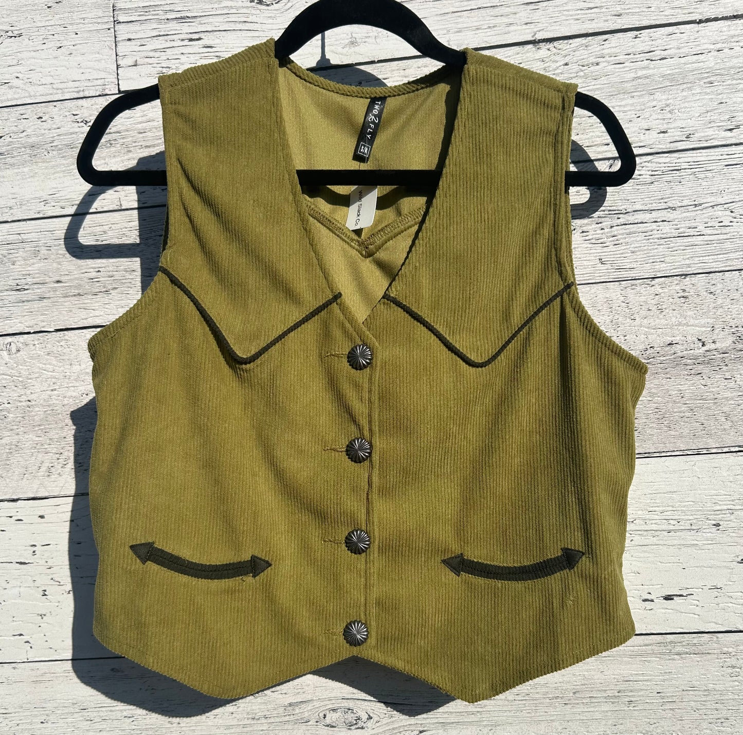 Retro Green Vest