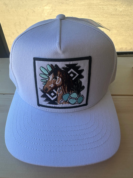 White horse hat