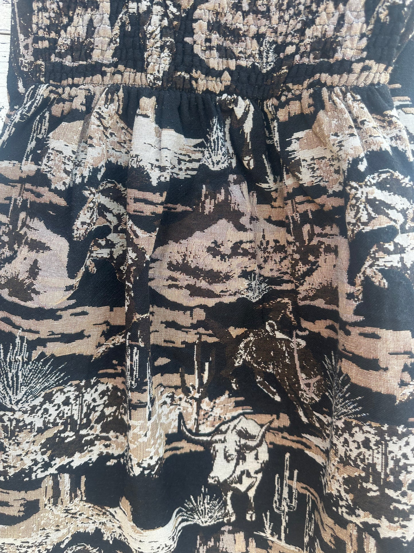 Retro Print Dress