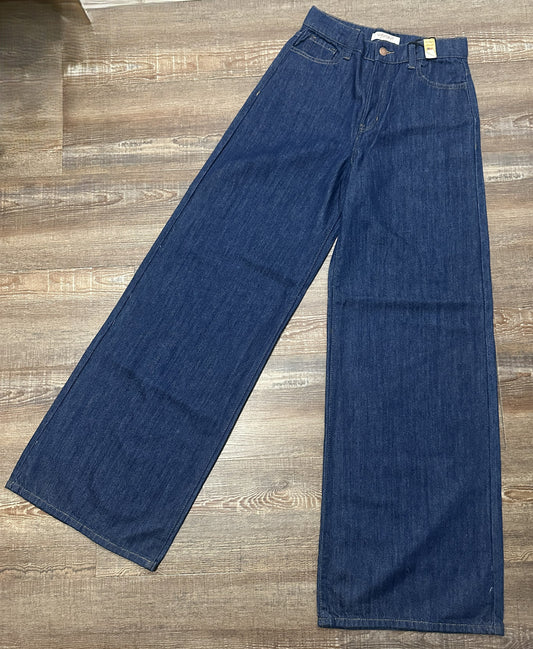 Vibrant - Wide Leg Dark Wash Trouser Jeans