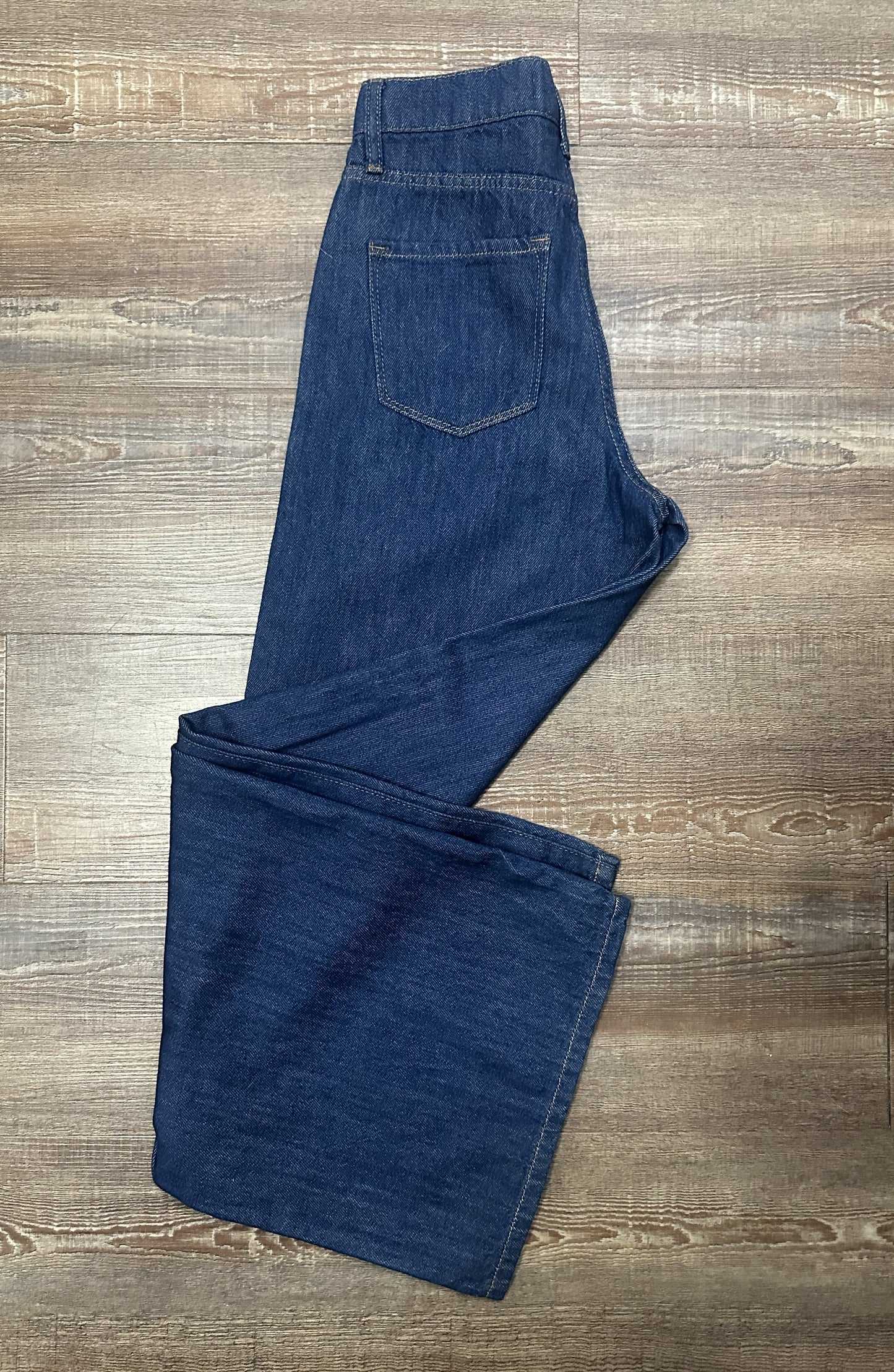 Vibrant - Wide Leg Dark Wash Trouser Jeans