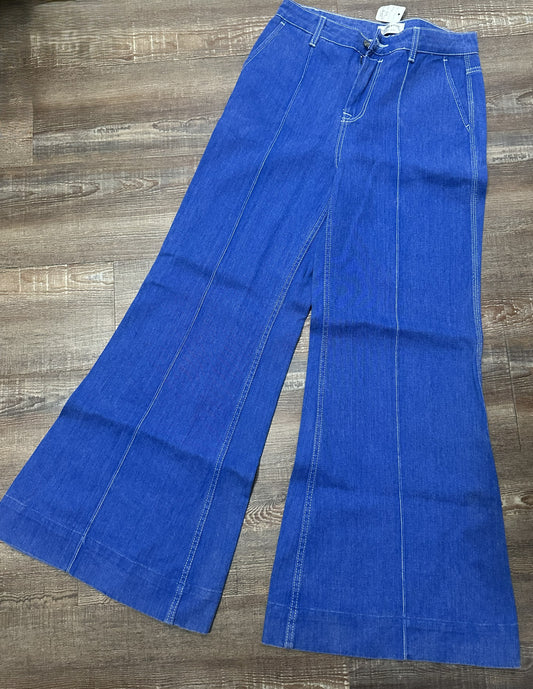 By Together - Wide Leg Pin Stripe Jeans