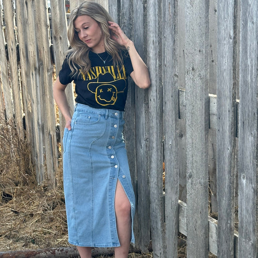 Denim Skirt